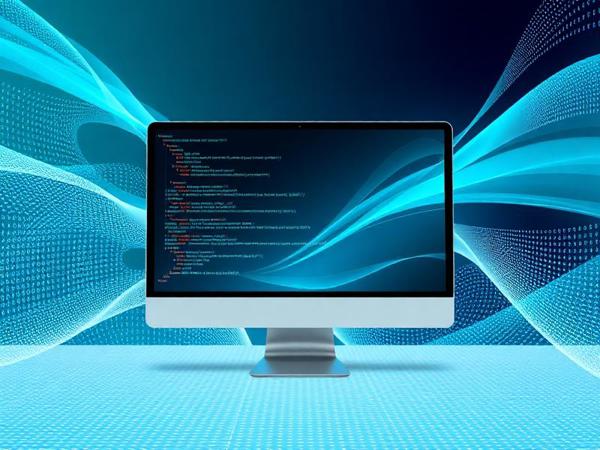 Computer monitor displaying lines of code in a software development interface