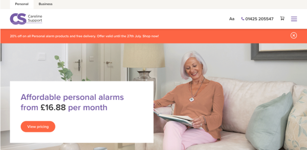 careline home page